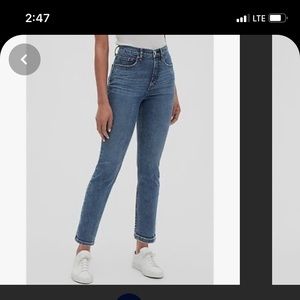 Like New! Gap High Rise Cigarette Jeans Sz. 29/8P